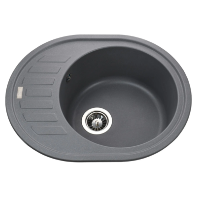 Мойка гранитная ARNO серый металлик 620*500