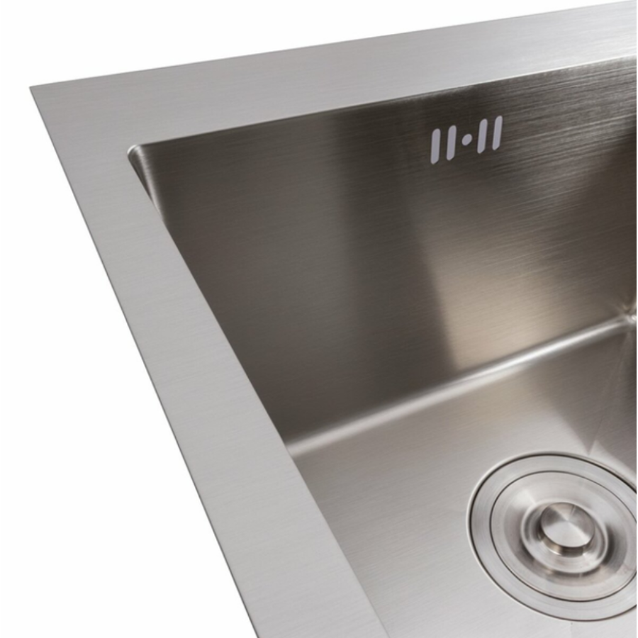 Мойка на две чаши нержавеющая Valeso Handmede (3.0/0.8) СМ 78*48 - фото 4