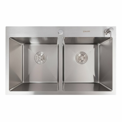 Мойка на две чаши нержавеющая Valeso Handmede (3.0/0.8) СМ 78*48