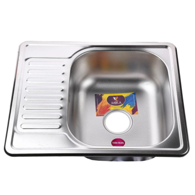 Мойка врезная кухонная прямоугольная с полкой 580*480*180* Decor MR 5848 D Mira