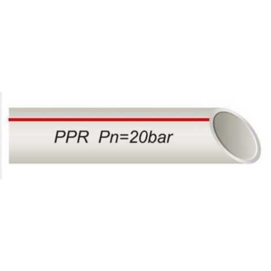 Труба NEW GERMANY VS PPR-AL-PERT Ф25 АЛЮМ. ФУЛЬГА - фото 1