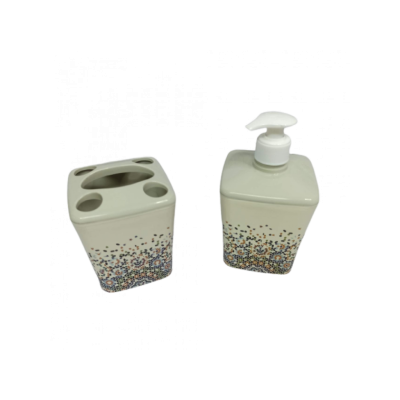 Набор аксессуаров для ванной комнаты Elif Plastic 2 "Мозаика"