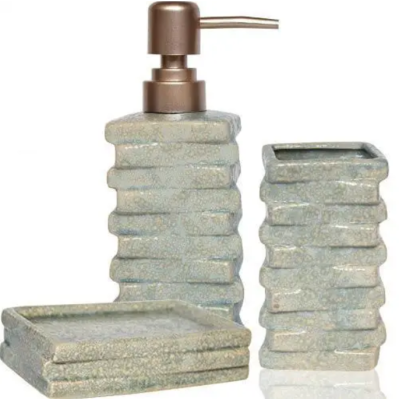 Набор аксессуаров для ванной комнаты S&T, 3 предмета АТЛАНТИДА