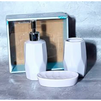 Набор аксессуаров для ванной комнаты S&T, 3 предмета SIX