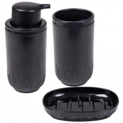 Набор для ванной комнаты Herevin Set Black 3пр.