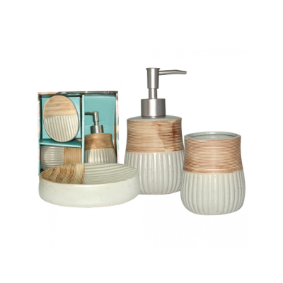 Набор аксессуаров для ванной комнаты S&T, Calm 3 предмета