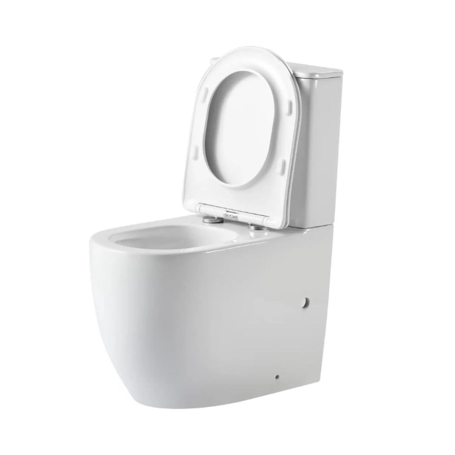 Унітаз підлоговий Robin New Ultra Quiet 660x360x855 мм, White, з сидінням Slim Duroplast/ Soft-close - фото 2