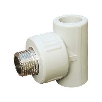 Тройник наружная резьба Ф25 1/2 1016