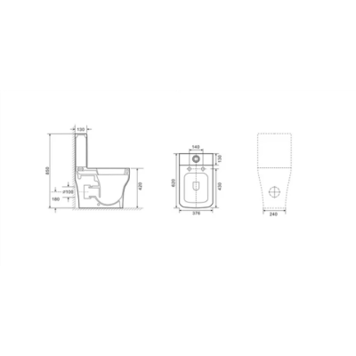 Унитаз-компакт Primera Line 8890020