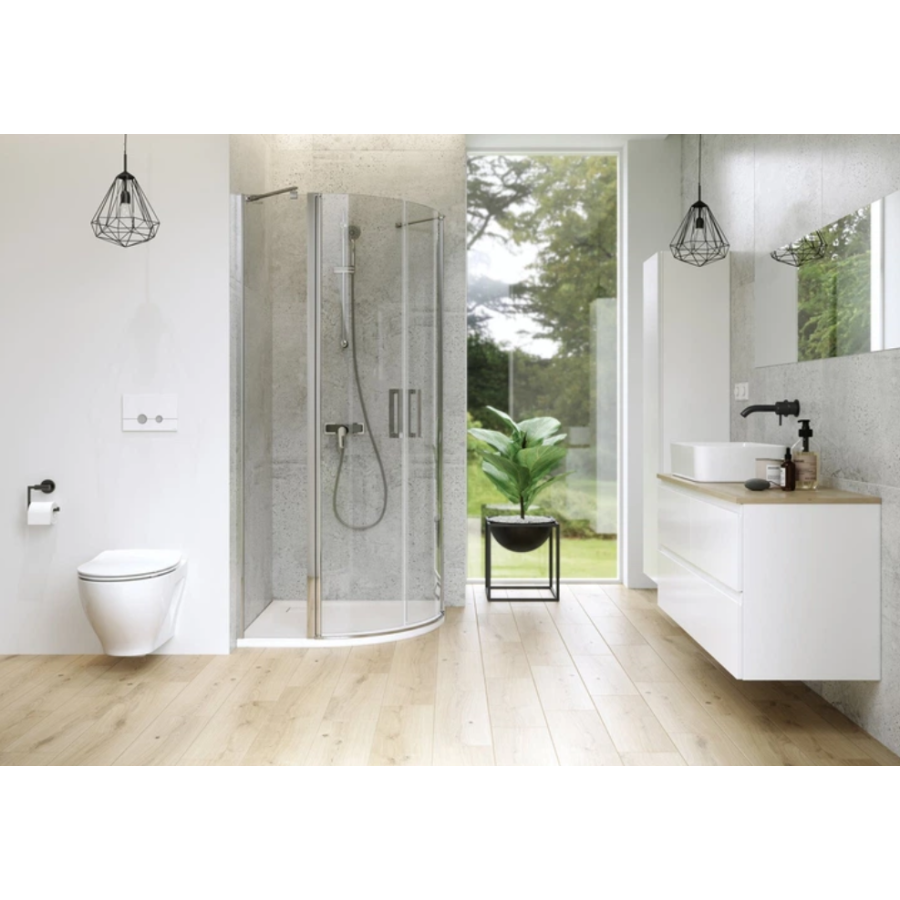 Поддон CERSANIT Tako shower halfround 90*4/set B185 shower tray slim - фото 4