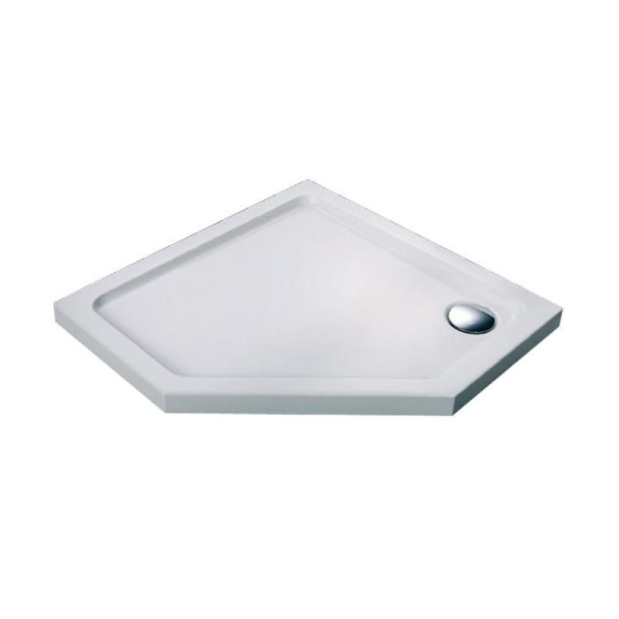 Поддон душевой DEVIT COMFORT FTR0223 пятиугольный 100х100, с сифоном - фото 1