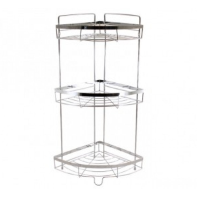 Полка угловая Zauberg 3-х уровневая 23,23,54,5см.