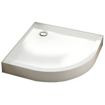 Полукруглый поддон 200-06917Р PLUS 550 белый акрил 80*80*13,5