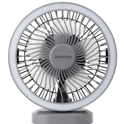 Портативный вентилятор с подсветкой. QUANTUM FAN QM-REF-005