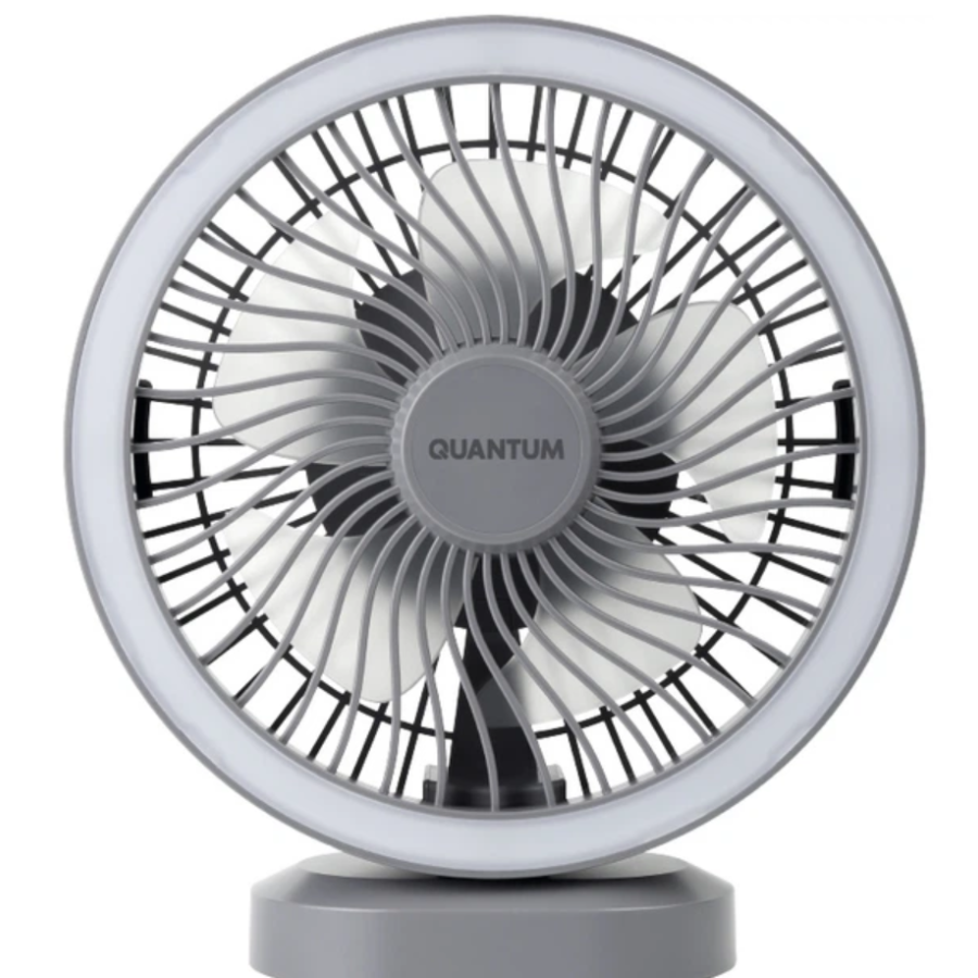 Портативный вентилятор с подсветкой. QUANTUM FAN QM-REF-005 - фото 1