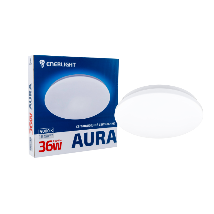 Потолочный светодиодный светильник Enerlight Aura 36вт 4000К - фото 4
