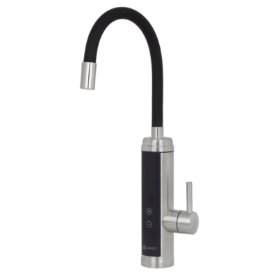 Проточник SDS-G9TC НЕРЖ. СТАЛЬ гнук.вылил. ступ.регул.темп.(3,3кВт+датчик темп.)