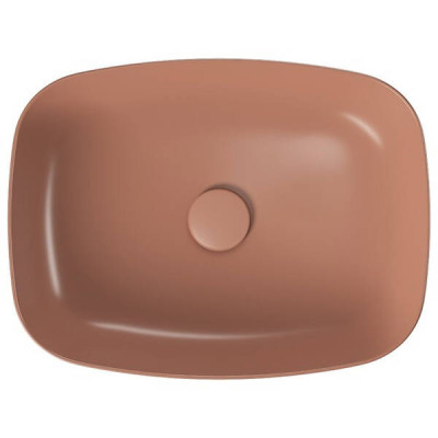 Раковина Cersanit Larga K677-066 50х38 см, цегляний матовий