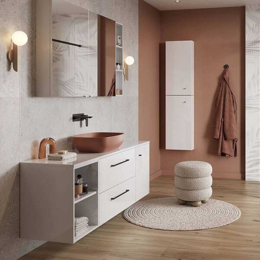 Раковина Cersanit Larga K677-066 50х38 см, кирпичный матовый. - фото 4