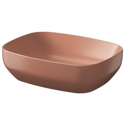 Раковина Cersanit Larga K677-066 50х38 см, кирпичный матовый.