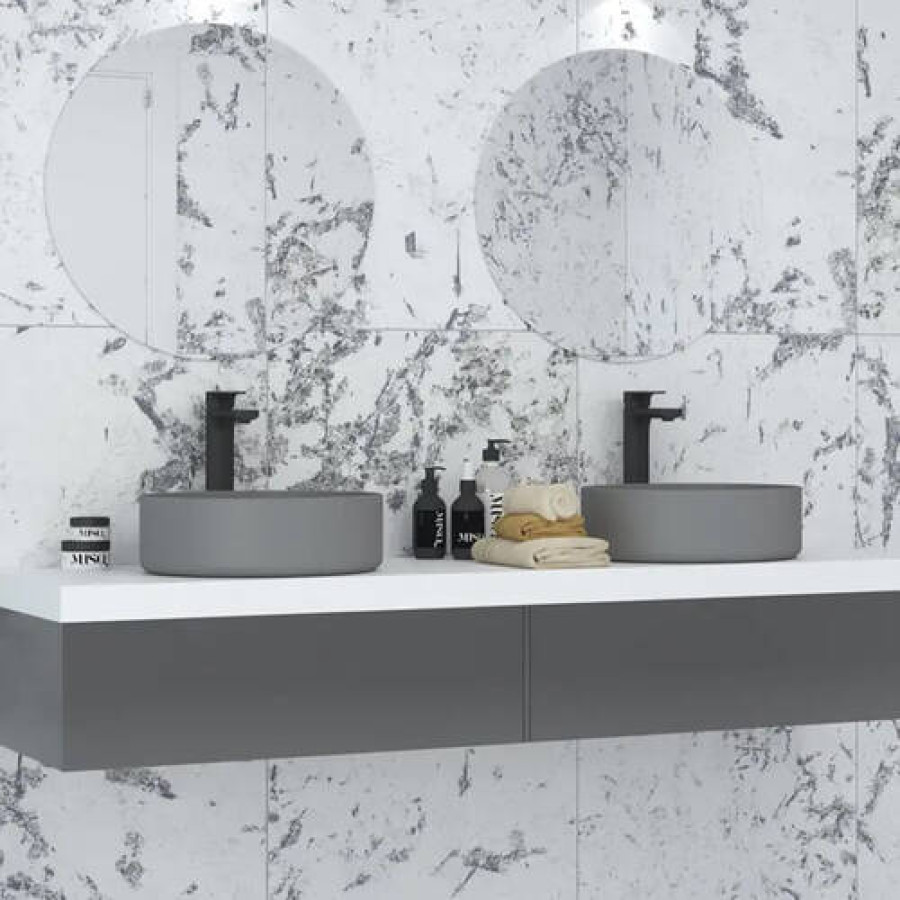 Раковина Devit Allround 1512137G тонкостенная, серая - фото 2