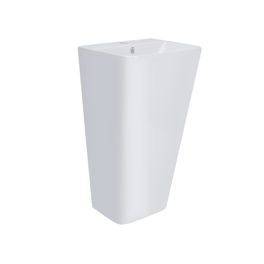 Раковина-моноблок напольный Qtap Tern 440x380x830 мм, White, без донного клапана QT1711G302WN - фото 2