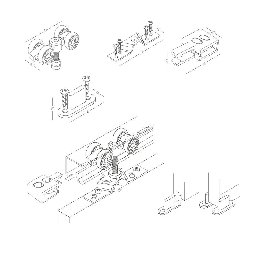 Раздвижная система SD-100 - фото 3