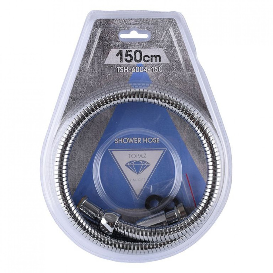 Шланг для душа GLOBUS NH-03D хром 150 см - фото 1
