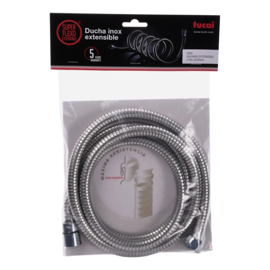 Шланг душевой TUCAL FlexolhoxExtensible 175-225см - фото 2