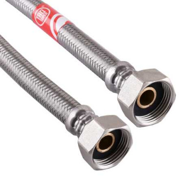 Шланг водяной TUCAI 1/2*1/2 ВВ 1,0м нержавейка HG-1212-1000