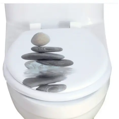 Сидение на унитаз мягкое Люкс Picasso (Белый)