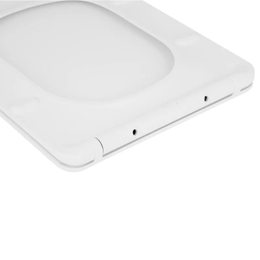 Сидения для унитаза (Crow520, 640) 450х360х55 мм White, с микролифтом, Slim Duroplast, Quik Releas - фото 4