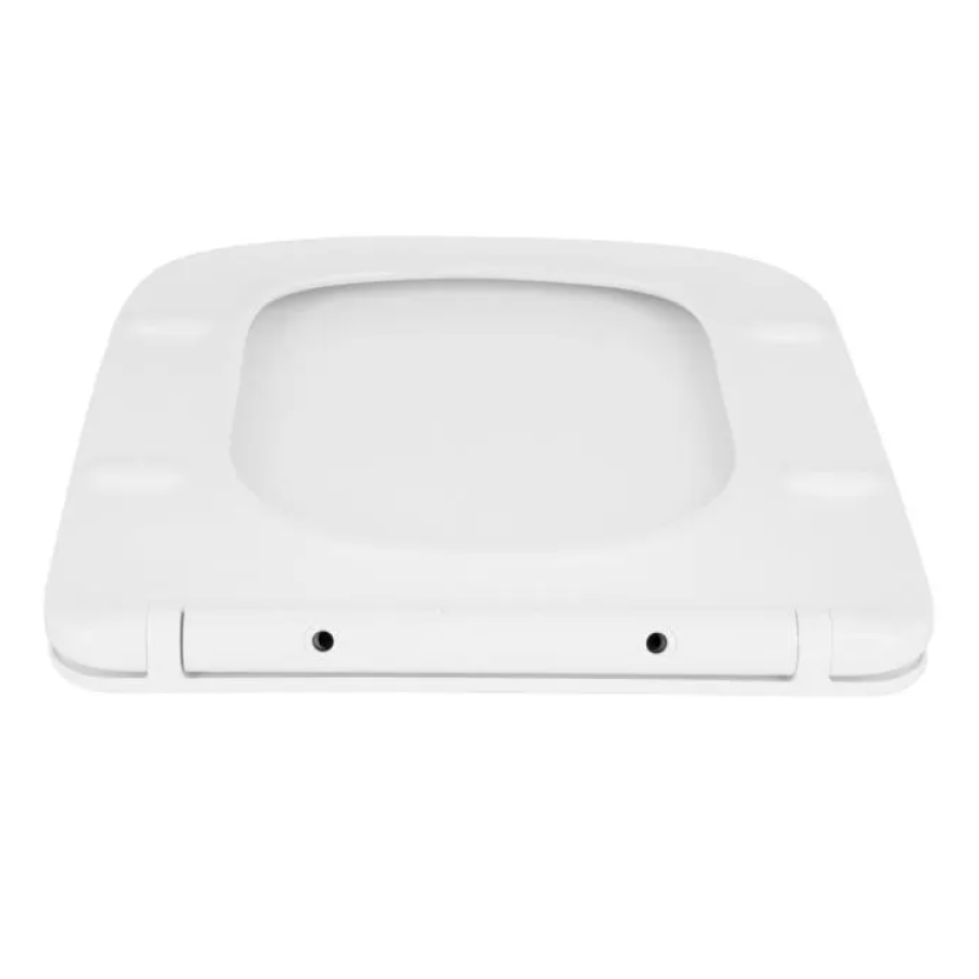 Сидения для унитаза (Crow520, 640) 450х360х55 мм White, с микролифтом, Slim Duroplast, Quik Releas - фото 5