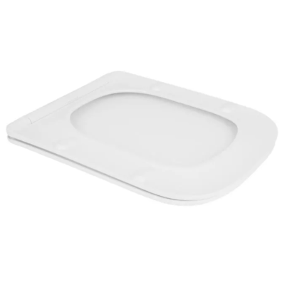 Сидіння для унітазу (Crow520, 640)  450х360х55 мм White, з мікроліфтом, Slim Duroplast, Quik Releas