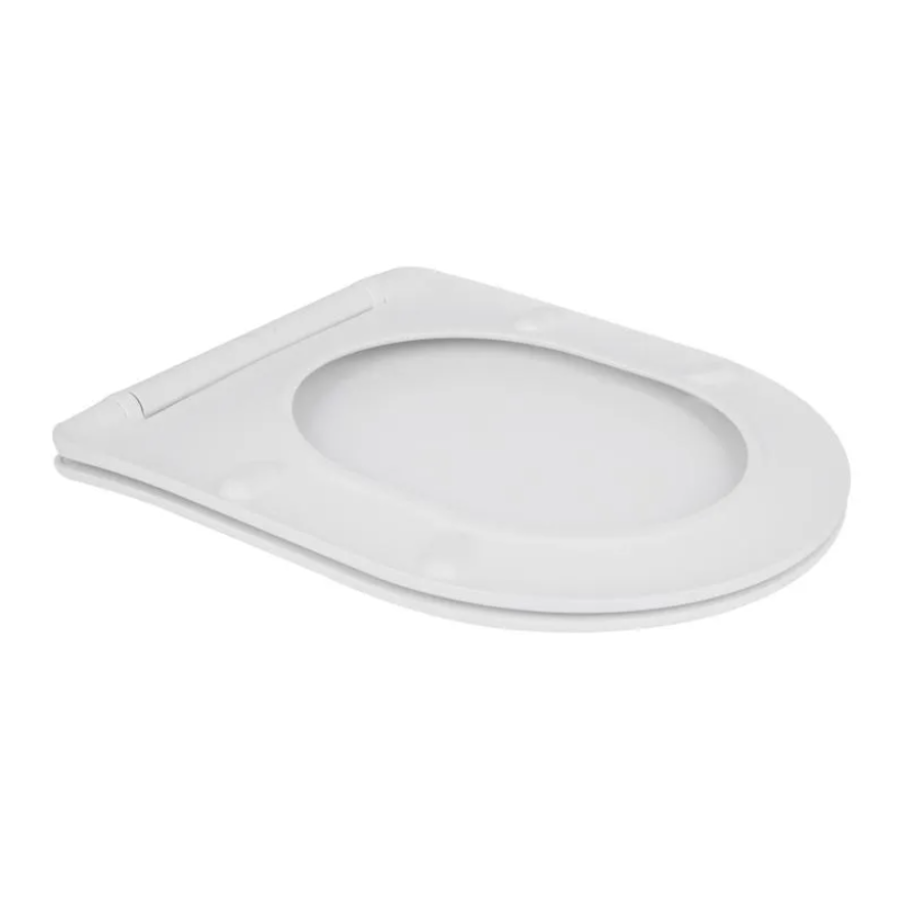 Сидения для унитаза Jay 490 Swan 490 430х361х2 мм Slim Duroplast/ Quick release QT99SC5179W - фото 7
