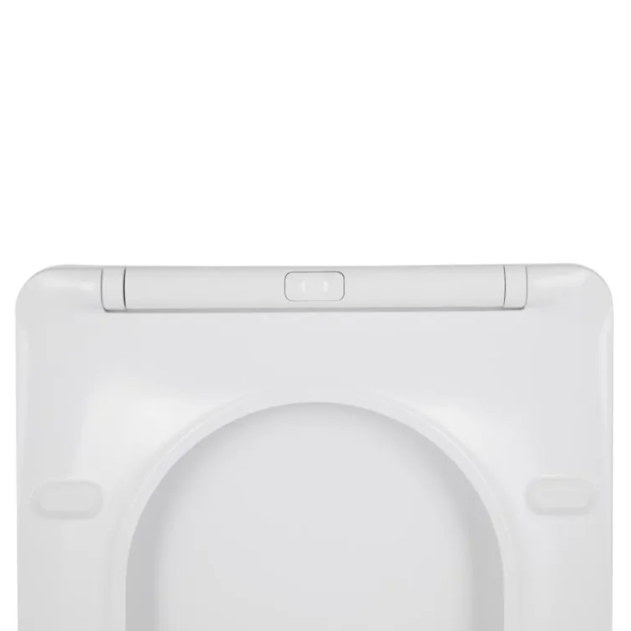 Сидения для унитаза Jay 490 Swan 490 430х361х43 мм White, с микролифтотом, Slim Duroplast, Quik Rel - фото 5