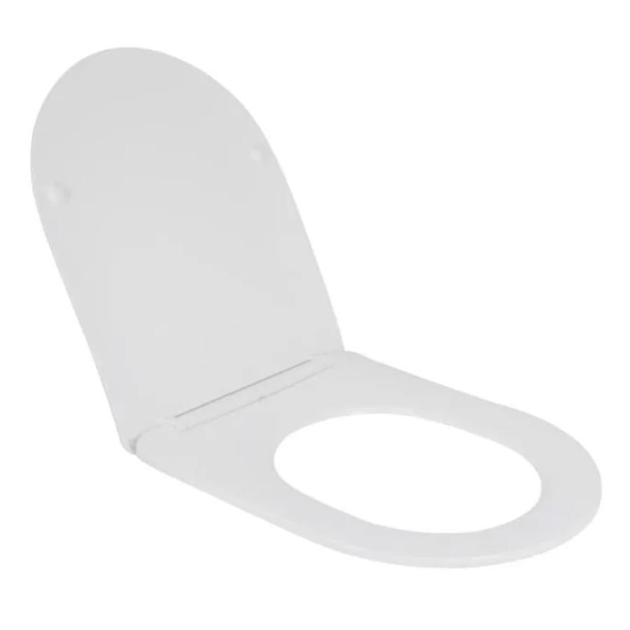 Сидения для унитаза Jay 490 Swan 490 430х361х43 мм White, с микролифтотом, Slim Duroplast, Quik Rel - фото 1