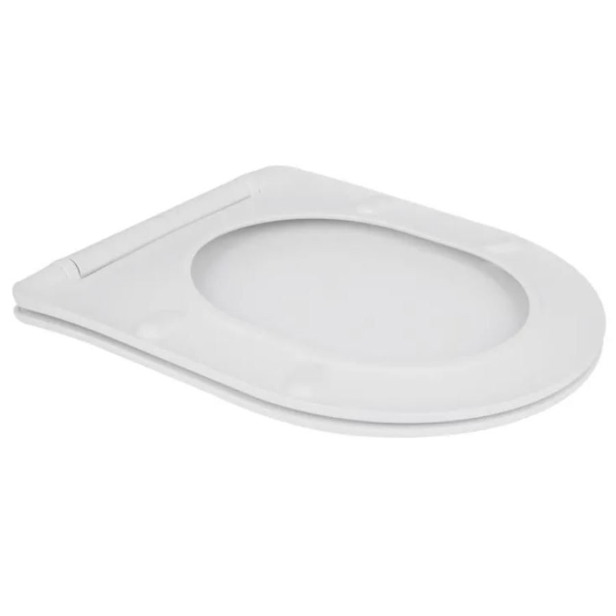 Сидения для унитаза Jay 490 Swan 490 430х361х43 мм White, с микролифтотом, Slim Duroplast, Quik Rel - фото 2