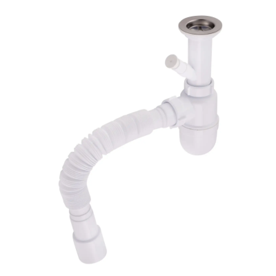 Сифон для умывальника Lidz LU03 (6006Y00200) выпуск 70 мм без гайки