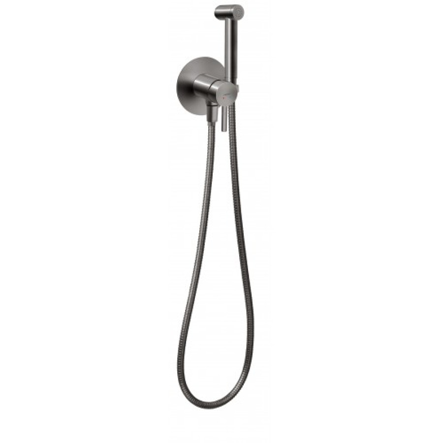 Смеситель FERRO CIRICULUS скрытого монтажа для биде, gun metal (BCK66PGM) - фото 1