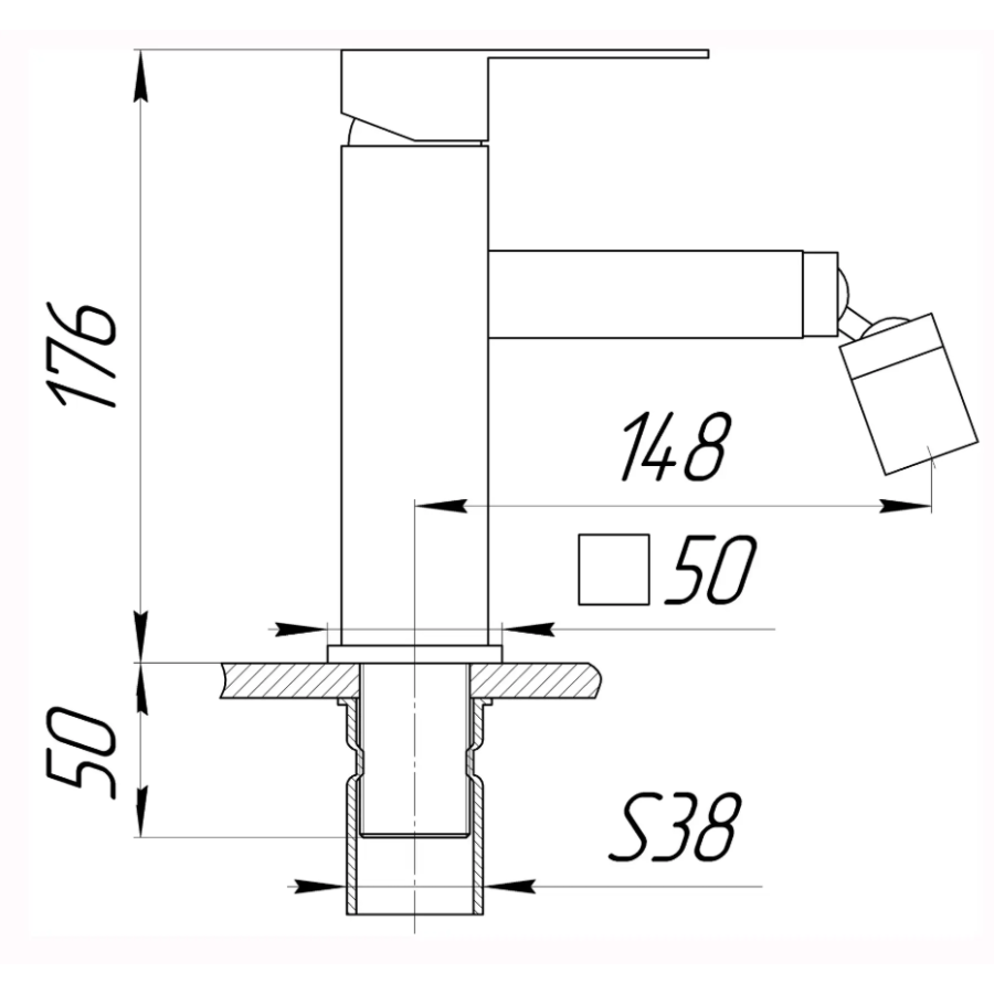 Смеситель для биде Globus Lux Sicilia SBQ-106 - фото 7