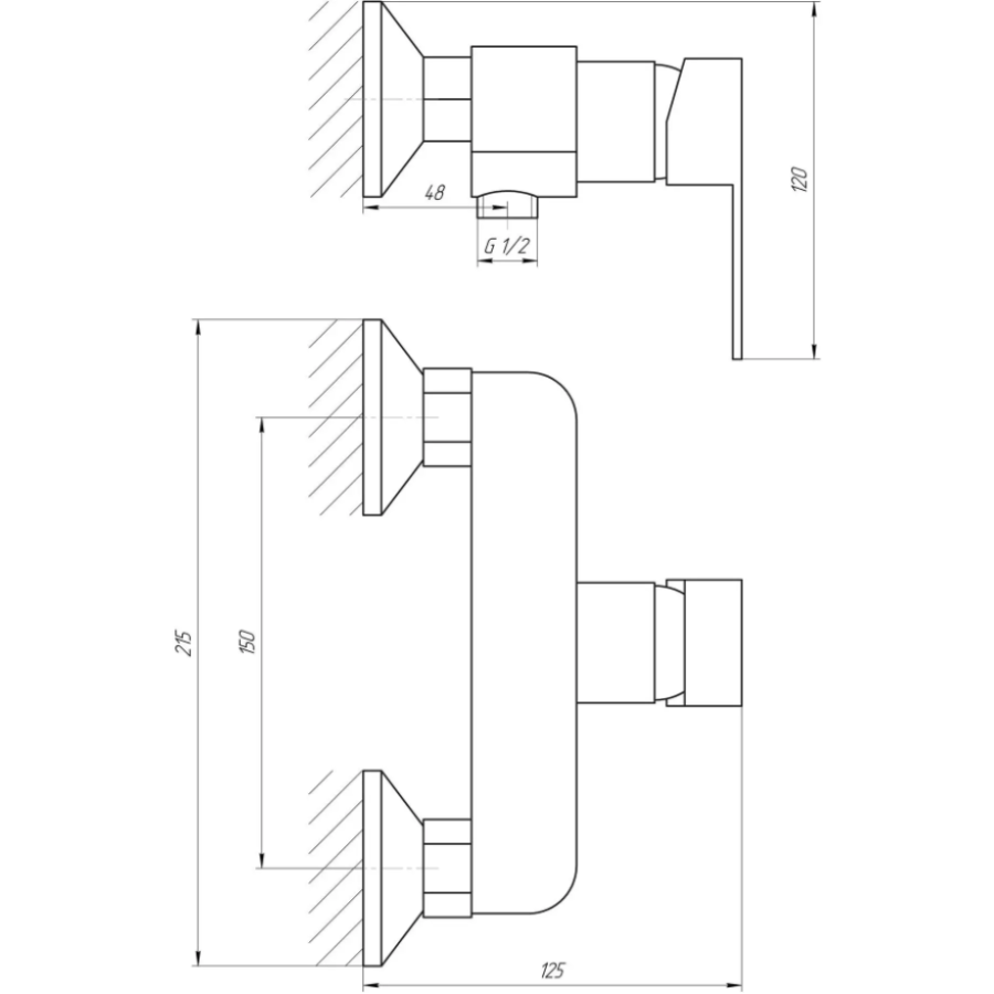 Смеситель для душа Globus Lux Milano GLM-105N - фото 5