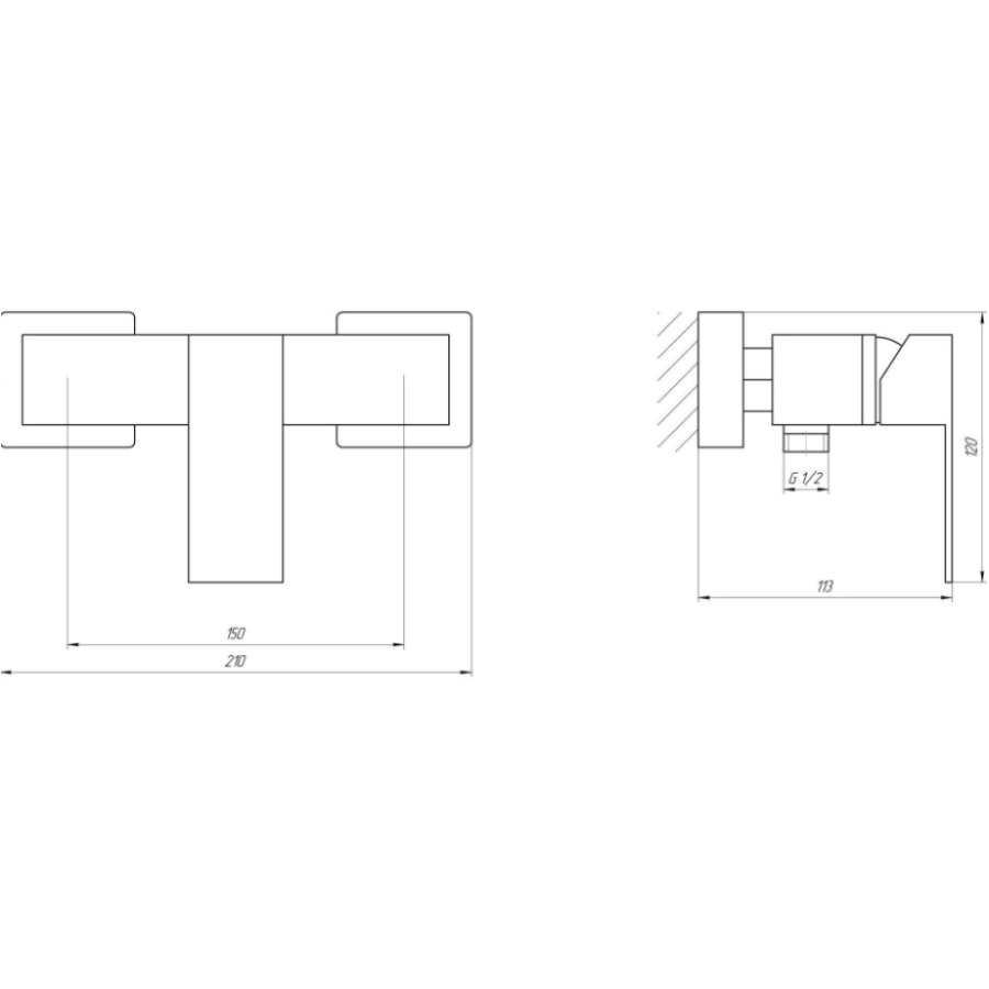 Смеситель для душа Globus Lux SICILIA SBQ-105 - фото 4