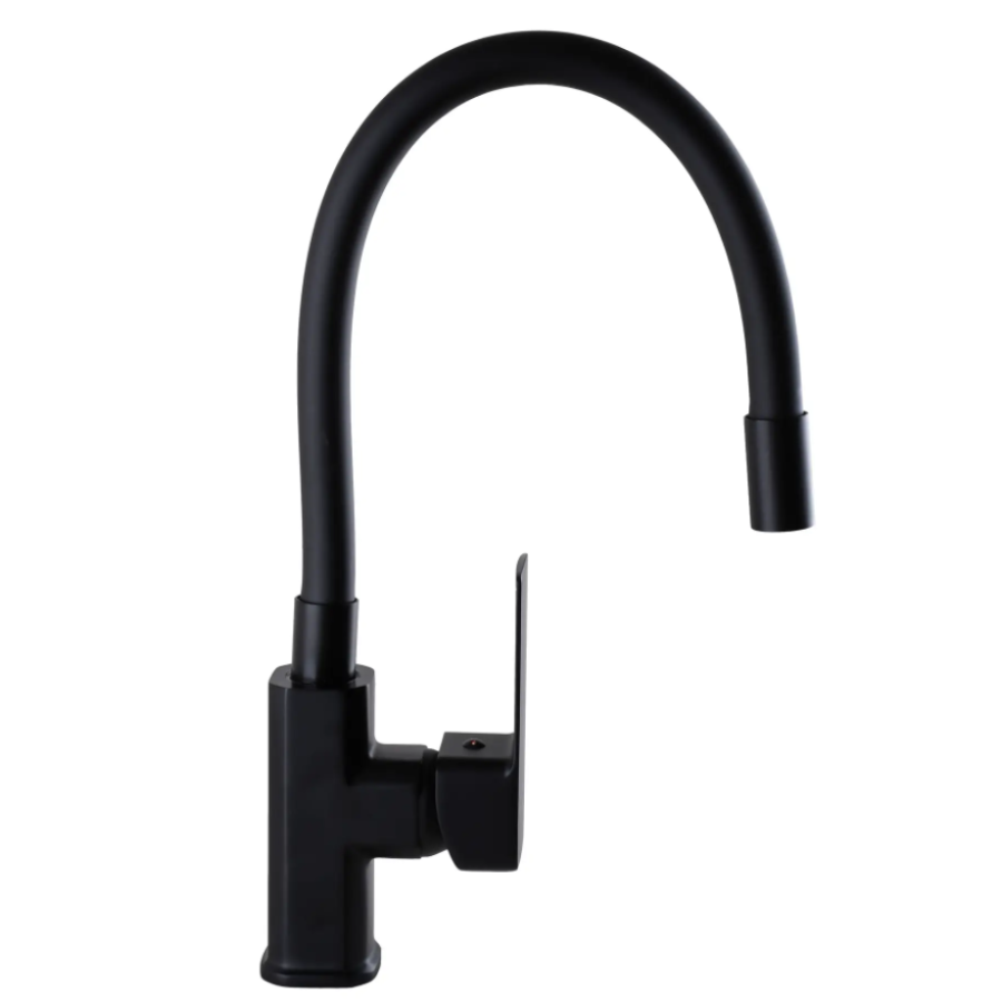 Змішувач для кухні Domino DMM-203 LR-STSTEEL-Black - фото 3