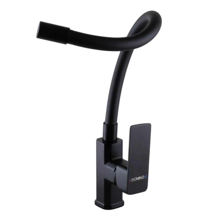 Змішувач для кухні Domino DMM-203 LR-STSTEEL-Black - фото 4