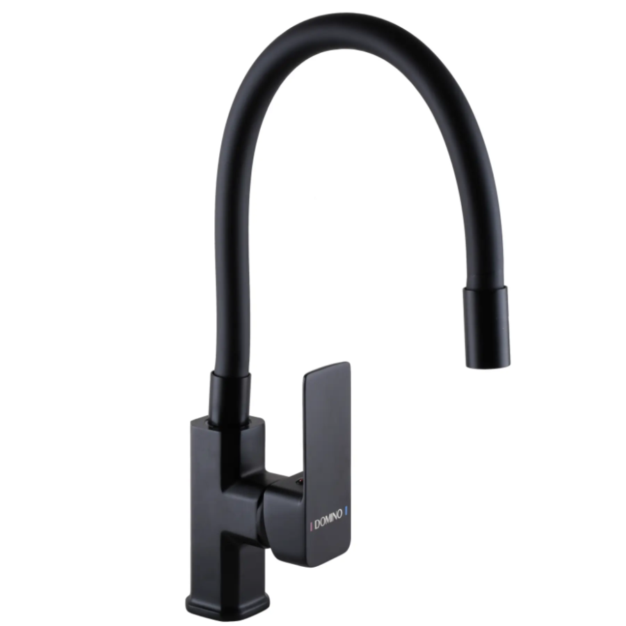 Змішувач для кухні Domino DMM-203 LR-STSTEEL-Black - фото 1