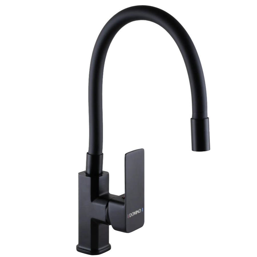 Змішувач для кухні Domino Malibu DMM-203 LR-BLACK-BLACK - фото 1