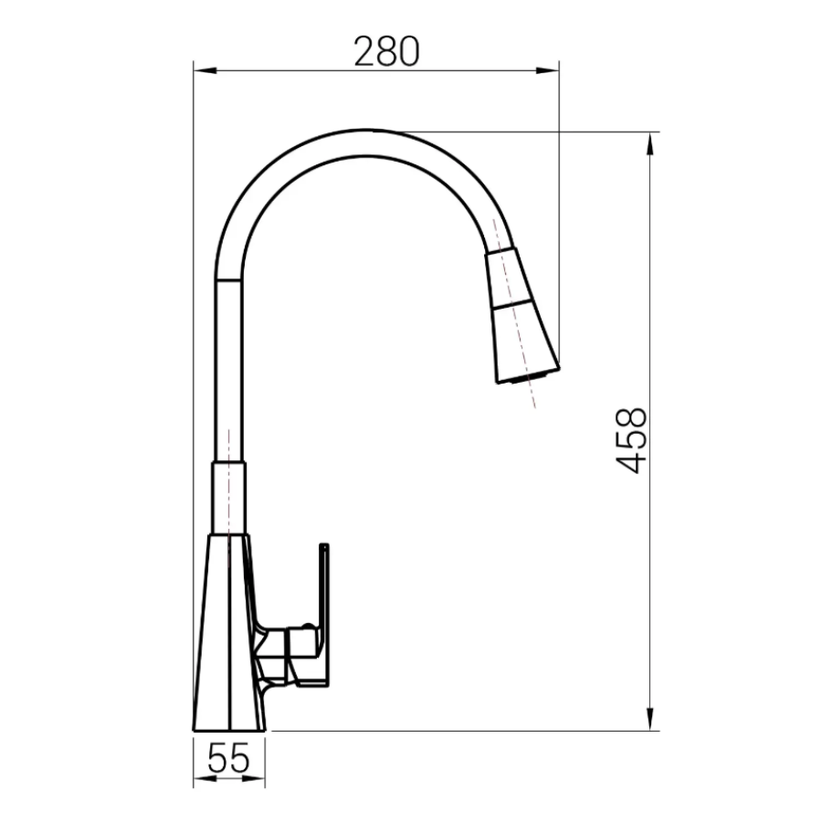 Смеситель для кухни Domino Dionis DDD-203SM-BB - фото 6