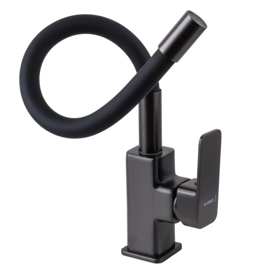 Смеситель для кухни Globus Lux Milano GLM-0203LR-11-GRAPHITE - фото 2