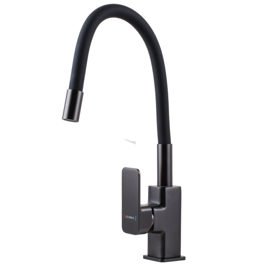 Смеситель для кухни Globus Lux Milano GLM-0203LR-11-GRAPHITE - фото 4